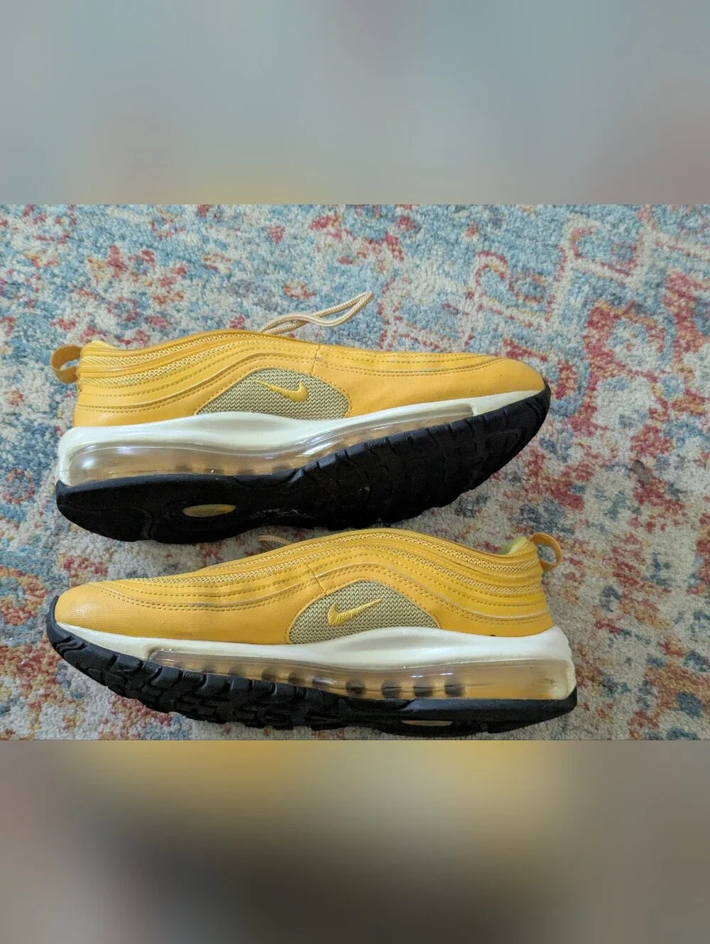 Nike Air Max 97 ‘Mustard’ Yellow 921733 701 Shoes 2018 Sneakers Women's 8.5